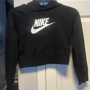 Nike Black Sweatshirt with White Logo